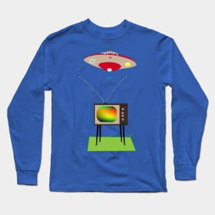 television and aliens Long Sleeve T-Shirt